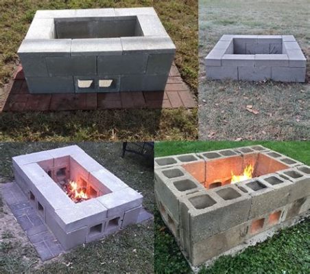 How to Build an Outdoor Fireplace with Cinder Blocks: A Journey Through Flames and Imagination